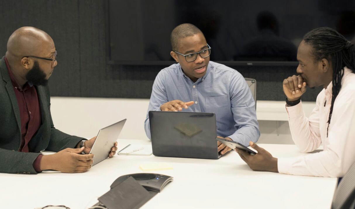 Nigerian student receiving guidance on matching study abroad programs and countries from AfriXGlobal Connect