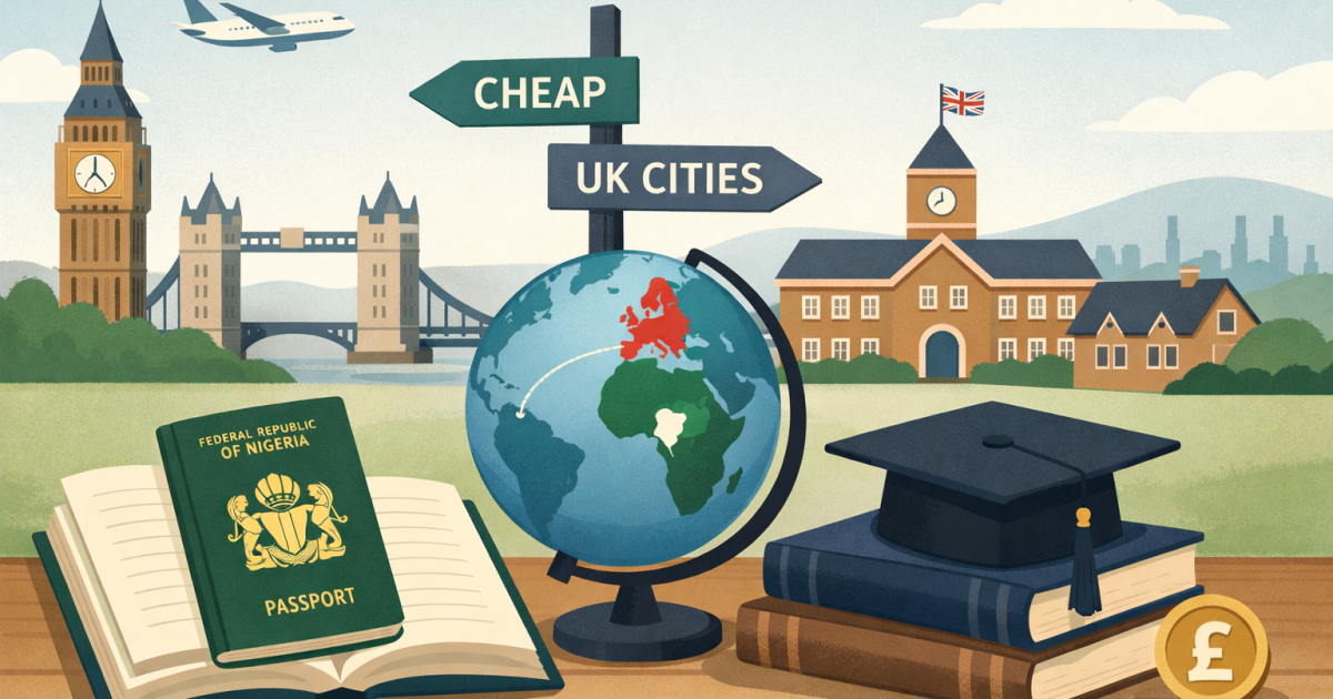 Cheapest UK cities Nigerian students should choose in 2026