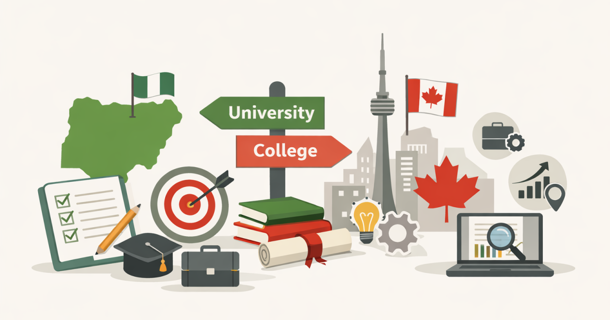 How Nigerian students choose courses and universities in Canada for employability