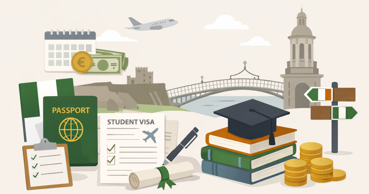 Complete Guide to Studying in Ireland for Nigerian Students (Requirements, Costs, Visa Process and Planning)