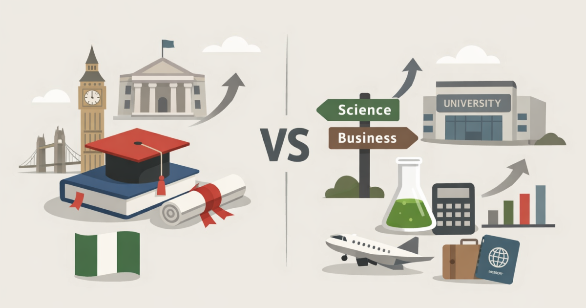 UK foundation vs pathway programmes comparison for Nigerian students in 2025